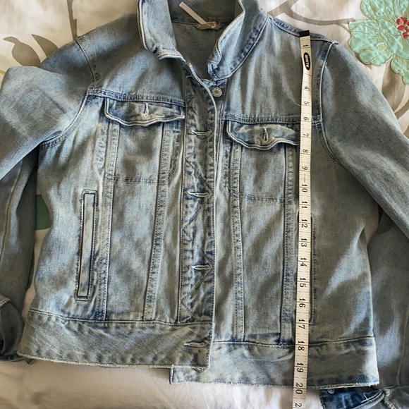 Free people crop denim jacket - Picture 5 of 6